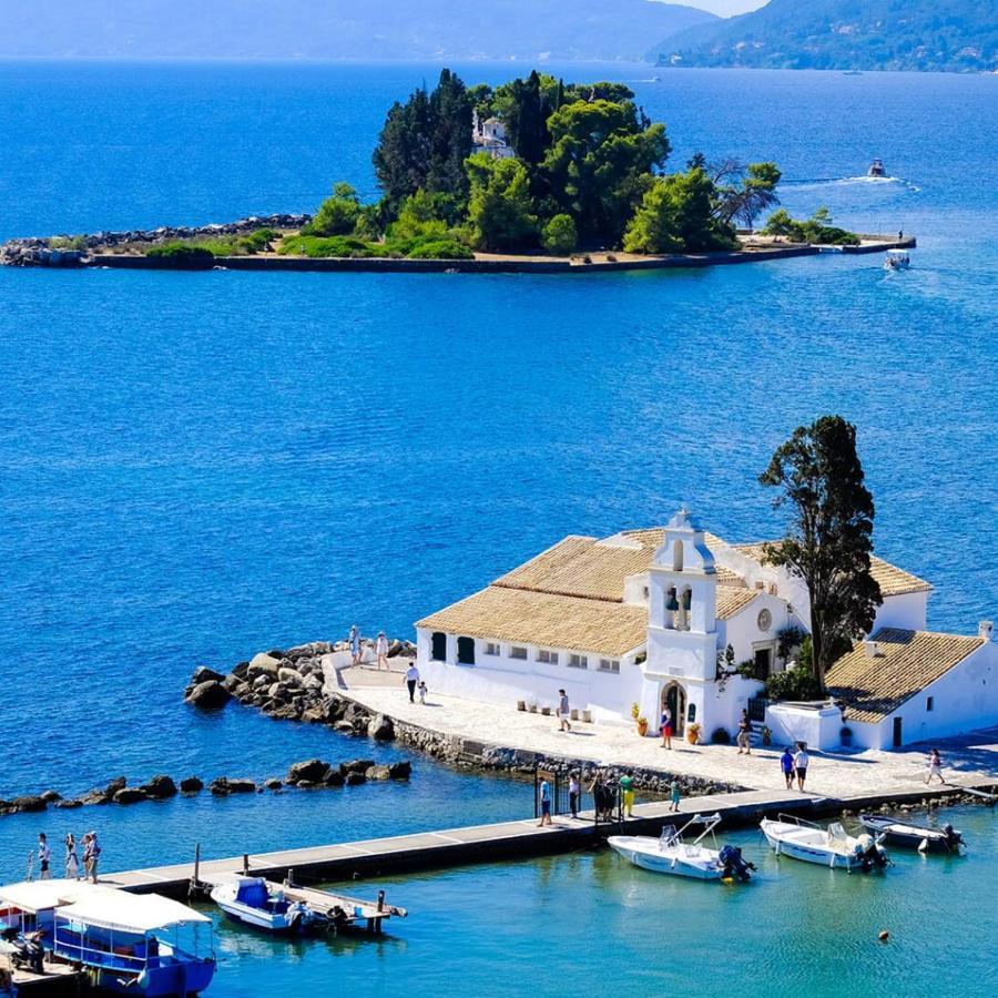 Spiros Corfu Apartment Kanálion Dış mekan fotoğraf