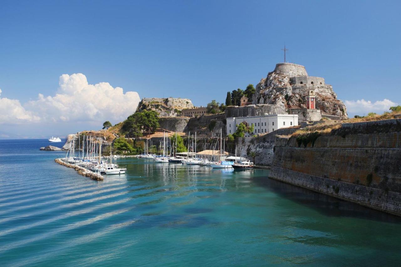 Spiros Corfu Apartment Kanálion Dış mekan fotoğraf